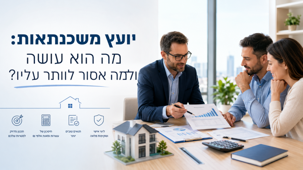 יועץ משכנתאות