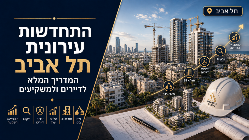 התחדשות עירונית תל אביב