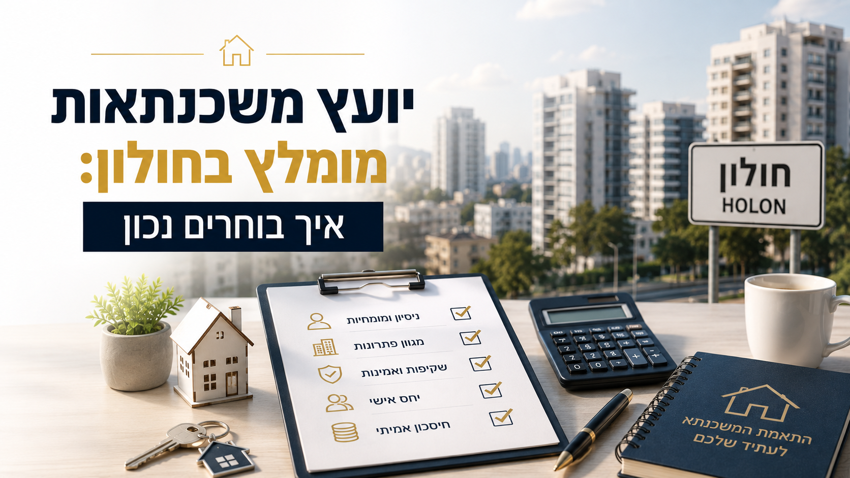 יש עובדה אחת שמשקיעים בחולון מגלים מאוחר מדי: ברוב העסקאות בעיר, שכר הדירה לא מכסה את ההחזר החודשי. דירת 3 חדרים ממוצעת בחולון, במחיר של כ-1.92 מיליון שקל עם מימון של 50%, מניבה תזרים שלילי של כ-3,000 שקל בחודש. כלומר - אתם משלמים מהכיס כדי להחזיק את הנכס, בהמתנה לעליית ערך.
