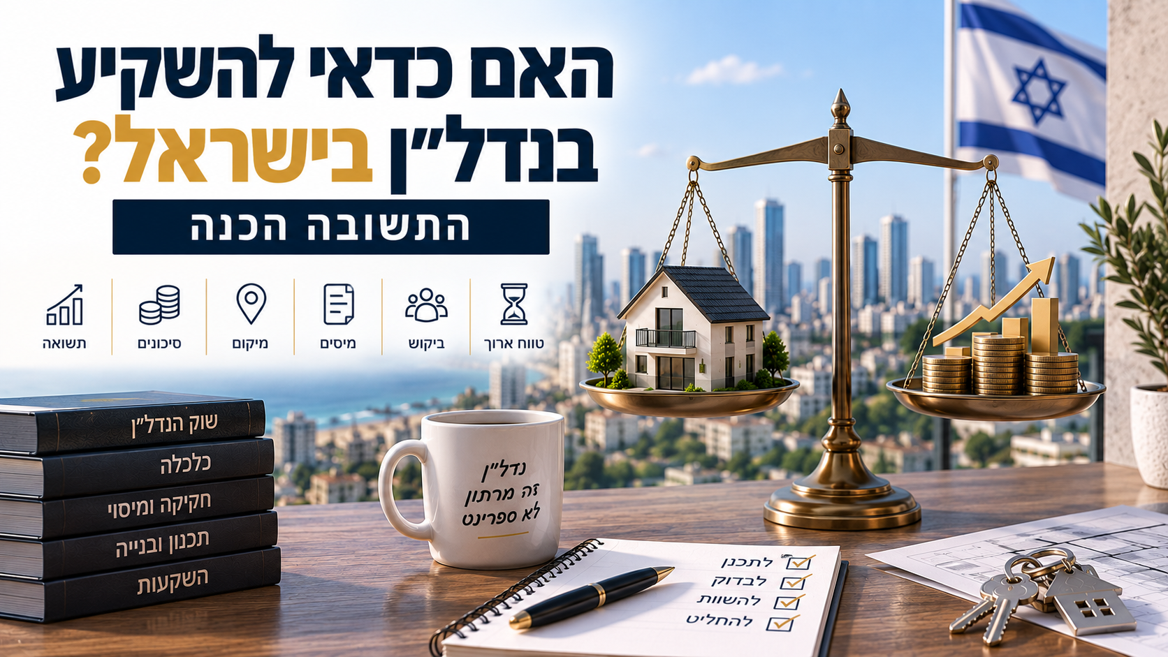 האם כדאי להשקיע בנדל"ן בישראל? התשובה הכנה