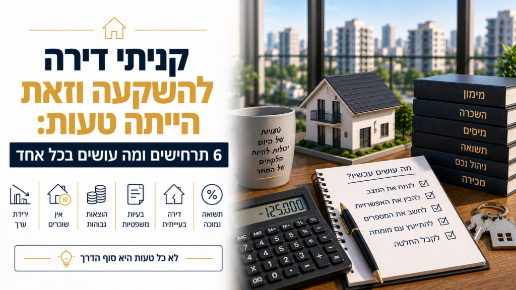השקעות נדלן בישראל