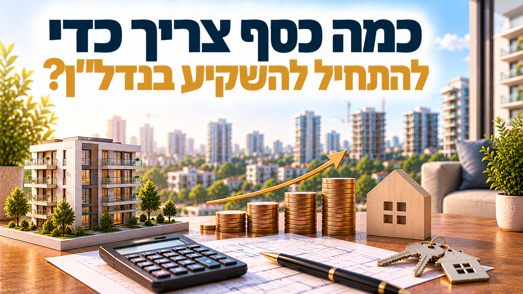 כמה כסף צריך כדי להתחיל להשקיע בנדל"ן?